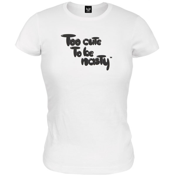 Too Cute To Be Nasty White Juniors Babydoll