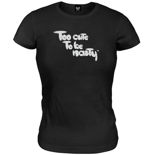 Too Cute To Be Nasty Black Juniors Babydoll