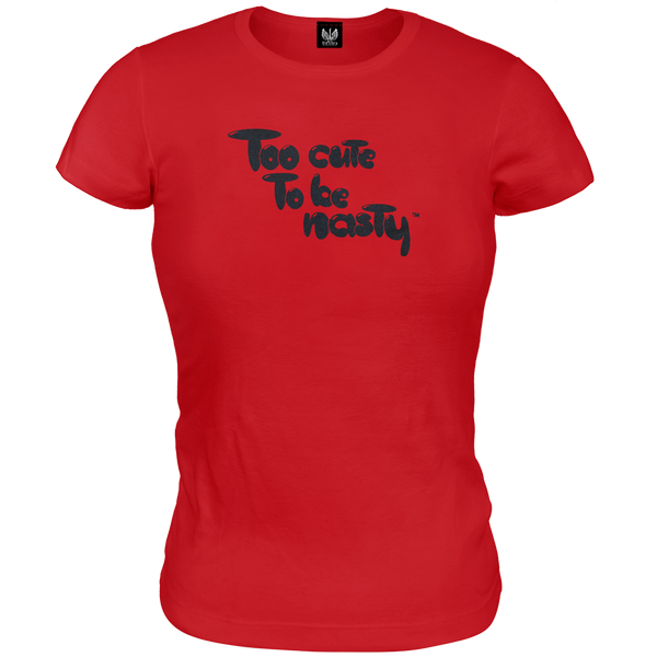 Too Cute To Be Nasty Red Juniors Babydoll