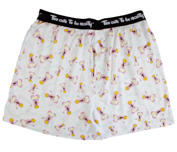 Mr. Happy All-Over Logo Boxer Shorts